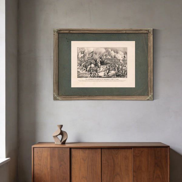 General Meagher at the Battle of Fair Oaks Va June 1st 1862 1862 — Framed Wall Art Room View | Bella Frye