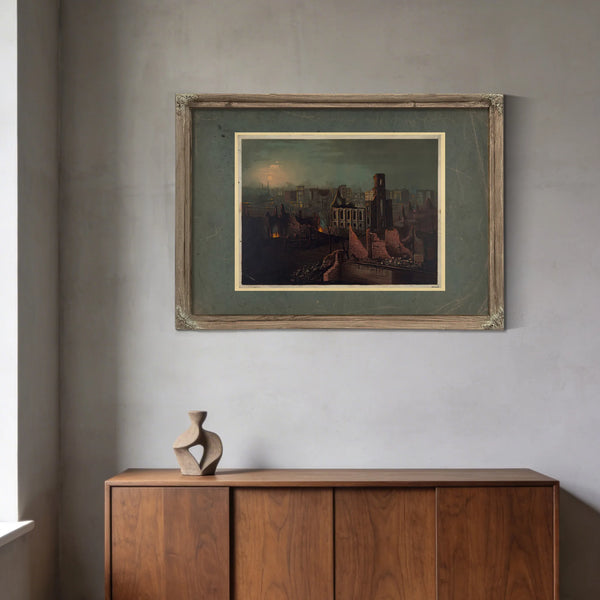 Chicago 1871 1871 — Framed Wall Art Room View | Bella Frye