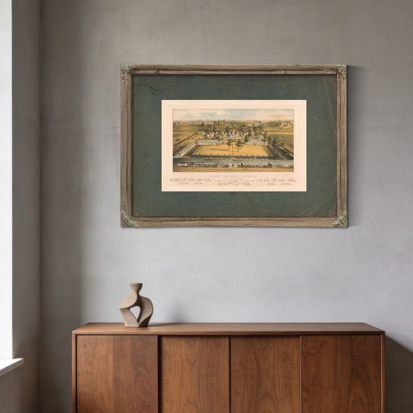 La Fayette Barracks Baltimore Md 1862 — Framed Wall Art Room View | Bella Frye