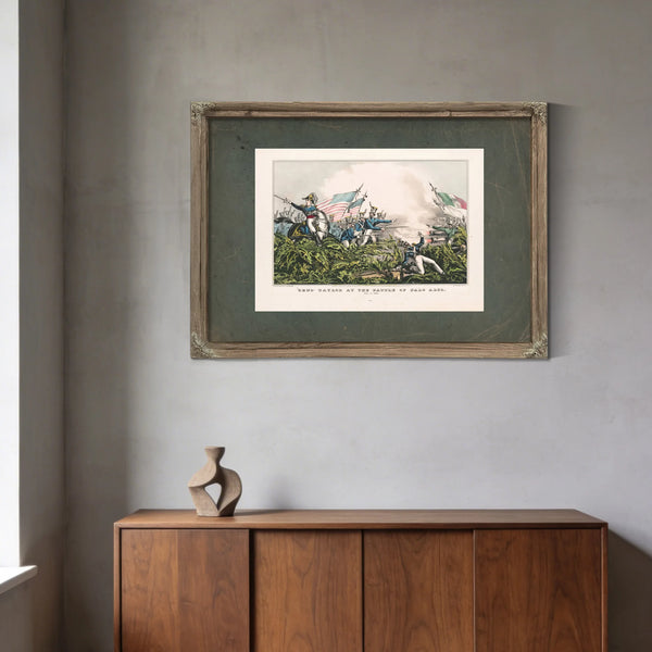 General Taylor at the Battle of Palo Alto May 8th 1846 1846 — Framed Wall Art Room View | Bella Frye