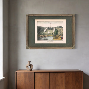 Camp Thompson Encampment of the Springfield Light Guard 19th Century — Framed Wall Art Room View | Bella Frye