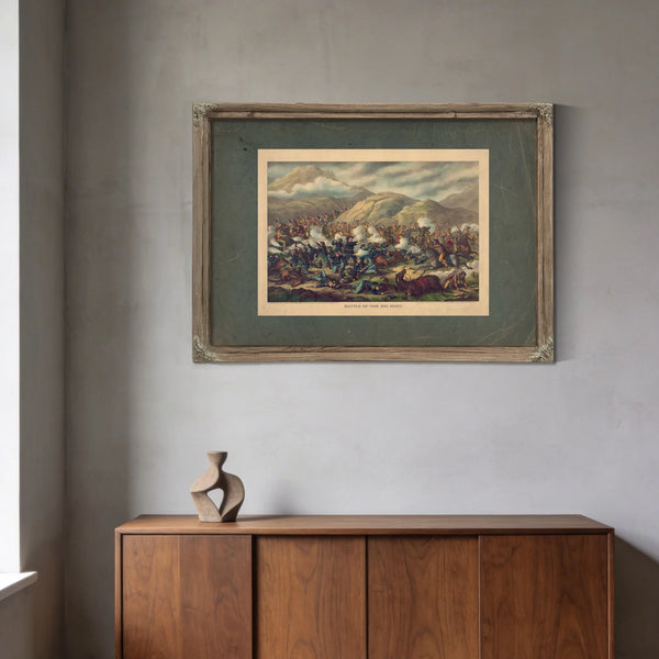 Battle of the Big Horn 1889 — Framed Wall Art Room View | Bella Frye