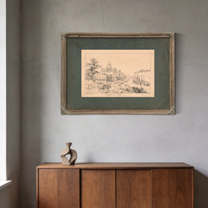 Jefferson City 1844 185 — Framed Wall Art Room View | Bella Frye