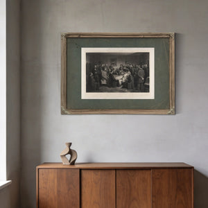 Death of Lincoln 1875 — Framed Wall Art Room View | Bella Frye