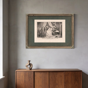 Death of Death of Harrison April 4 1841 1841 — Framed Wall Art Room View | Bella Frye