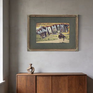 Wyoming — Framed Wall Art Room View | Bella Frye