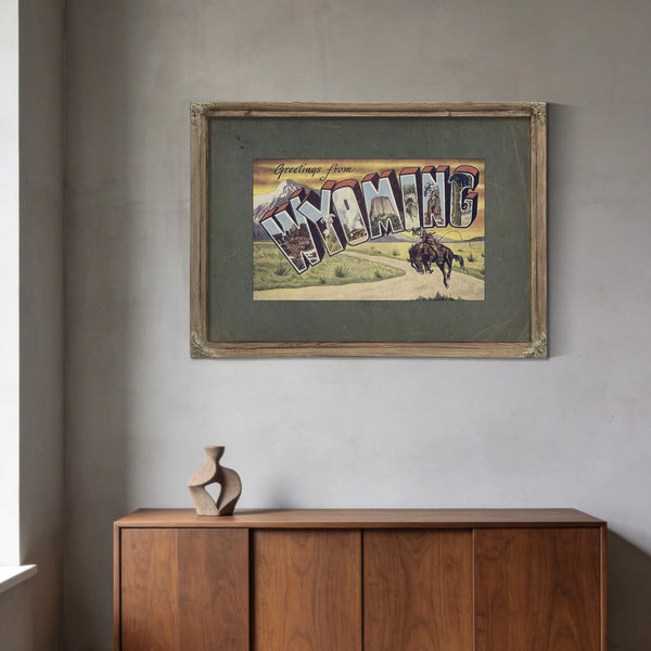 Wyoming — Framed Wall Art Room View | Bella Frye