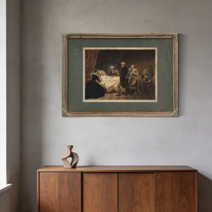 Life of George Washington the Christian Death 1853 — Framed Wall Art Room View | Bella Frye