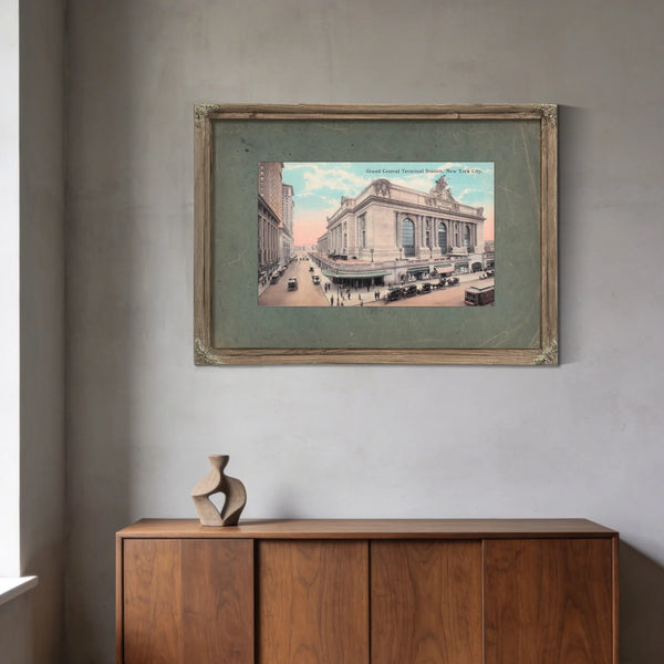 The Iron Cathedral Grand Central Terminal in the Age of Steam — Framed Wall Art Room View | Bella Frye