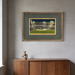 Night Baseball at Yankee Stadium New York City — Framed Wall Art Room View | Bella Frye