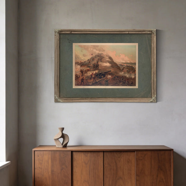 Capture of Fort Fisher 1887 — Framed Wall Art Room View | Bella Frye