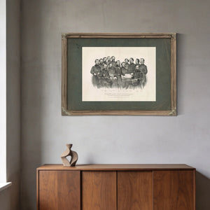 Grant and His Generals Distinguished Commanders in the Campaign Against Rich — Framed Wall Art Room View | Bella Frye