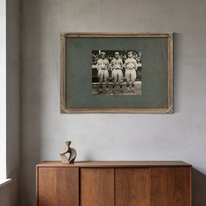 Boston Red Sox Golden Outfield — Framed Wall Art Room View | Bella Frye