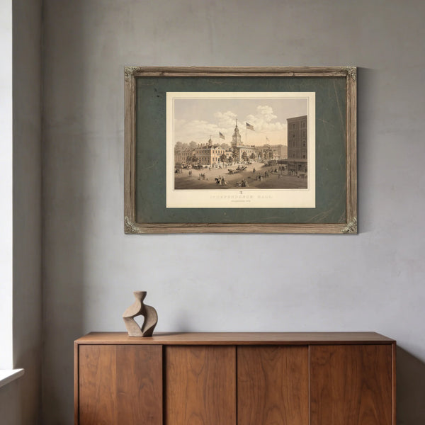 Independence Hall Philadelphia 1876 1894 — Framed Wall Art Room View | Bella Frye