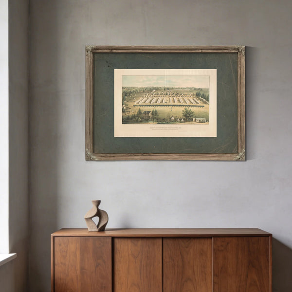 Camp Millington Baltimore Md 128th Regt Nyv From Columbia Dutchess Counties — Framed Wall Art Room View | Bella Frye