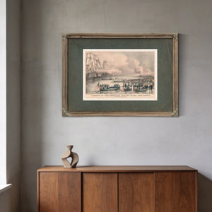 Landing of the American Forces Under Genl Scott at Vera Cruz March 9th 1847 — Framed Wall Art Room View | Bella Frye