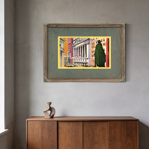 The Temple of Fortune Wall Streets Gilded Altar — Framed Wall Art Room View | Bella Frye