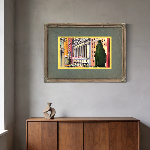 The Temple of Fortune Wall Streets Gilded Altar — Framed Wall Art Room View | Bella Frye