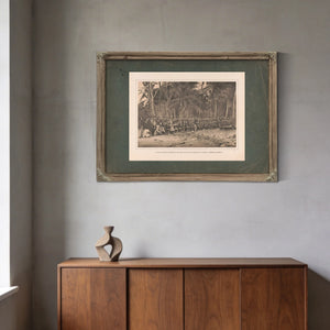 Commander Selfridge on His Return Reconnaissance Into the Interior of Darien — Framed Wall Art Room View | Bella Frye