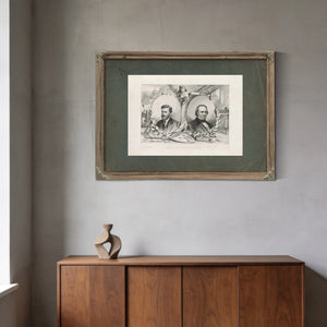 Grant Wilson 1872 — Ebony Framed Canvas Print | Bella Frye