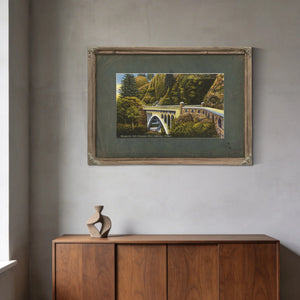 Shepperd's Dell Columbia River Highway Oregon'1 — vintage wall art by Bella Frye