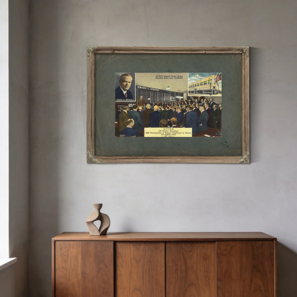 Frank L Mcguire World's Largest Home Seller Monthly Sales Over $1000000 — vintage wall art by Bella Frye