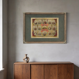 Indians of the Territory 1875 — Framed Wall Art Room View | Bella Frye