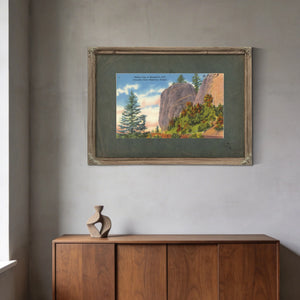 Bishop Cap At Shepperd's Dell Columbia River Highway Oregon B — vintage wall art by Bella Frye