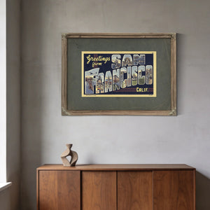California San Francisco — Framed Wall Art Room View | Bella Frye