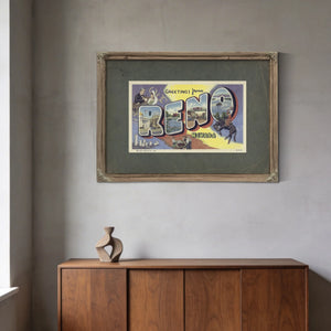 Nevada Reno — Framed Wall Art Room View | Bella Frye