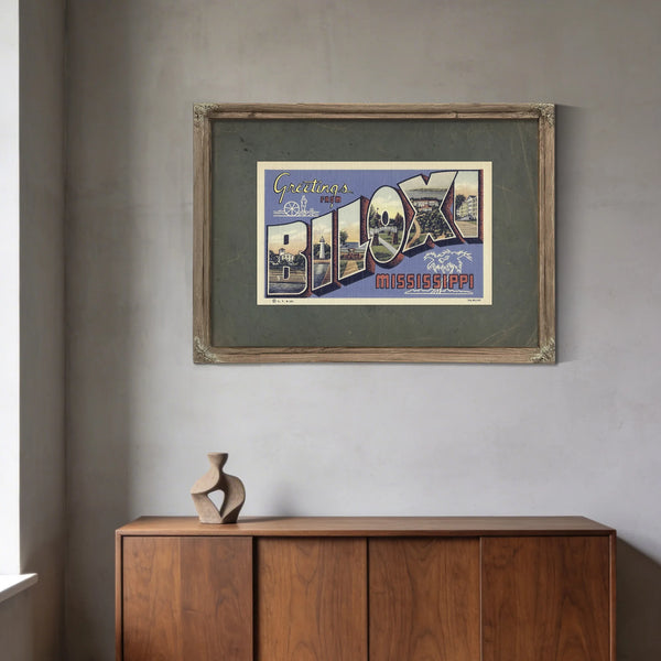 Mississippi Biloxi — Framed Wall Art Room View | Bella Frye