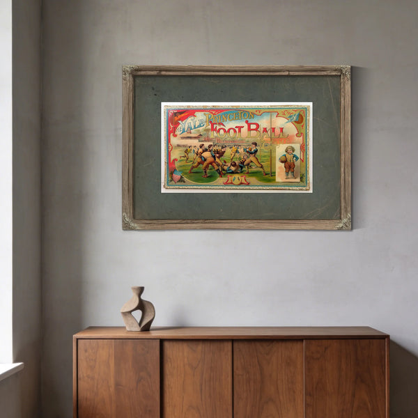 Yale Princeton Game Illustrated 6f631 — Framed Wall Art Room View | Bella Frye