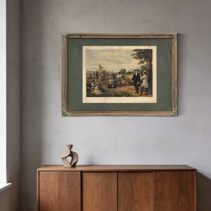 Life of George Washingtonthe Farmer 1854 — Framed Wall Art Room View | Bella Frye