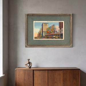 Electric Dreams of the Great White Way Times Square Nocturne — Framed Wall Art Room View | Bella Frye