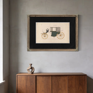 Design for Landaulet No 4211 — Framed Wall Art Room View | Bella Frye