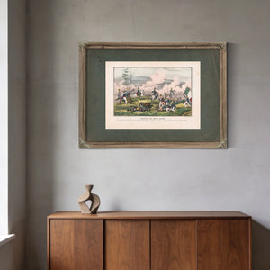Battle of Palo Altomay 8th 1846 Between 29 Americans Under General Taylor — Framed Wall Art Room View | Bella Frye