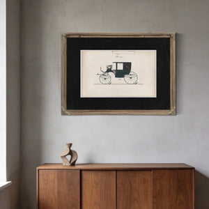 Design for Landaulet No 365 — Framed Wall Art Room View | Bella Frye