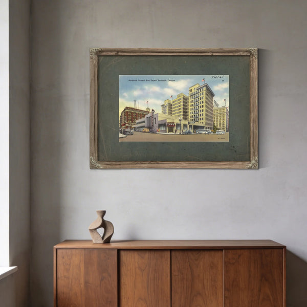 Portland Central Bus Depot Portland Oregon — vintage wall art by Bella Frye