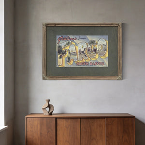 North Dakota Fargo — Framed Wall Art Room View | Bella Frye