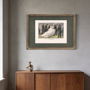 Death of John Quincy Adams at the Us Capitol Feby 23d 1848 1848 — Framed Wall Art Room View | Bella Frye