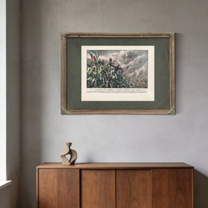 Battle of Cerro Cordo April 18th 1847 1847 — Framed Wall Art Room View | Bella Frye