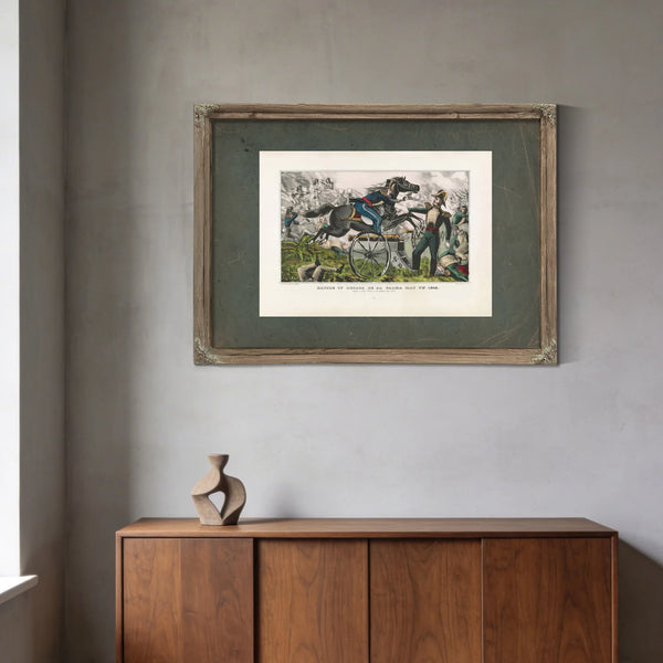 Battle of Resaca De La Palma May 9th 1846 Capture of Genl Vega by the Gallan — Framed Wall Art Room View | Bella Frye