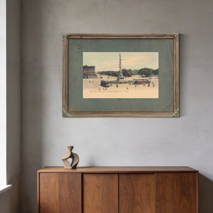 Columbus Circle Gilded Age Crossroads at the Edge of Central Park — Framed Wall Art Room View | Bella Frye