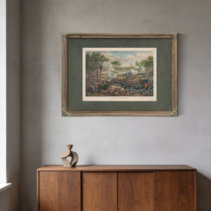 Battle of Cold Harbor 1888 — Framed Wall Art Room View | Bella Frye