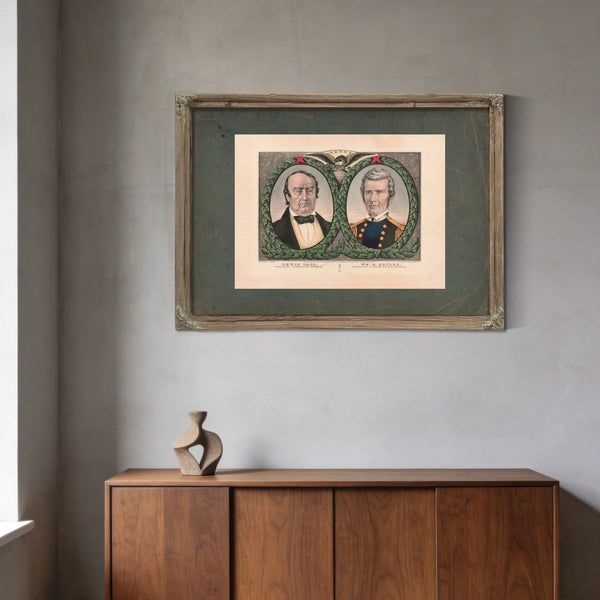 Lewis Cass Democratic Candidate for President 1848 — Framed Wall Art Room View | Bella Frye