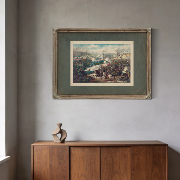 Battle of Pea Ridge Arkansas 1889 — Framed Wall Art Room View | Bella Frye