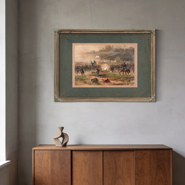 Battle of Antietam 1887 — Framed Wall Art Room View | Bella Frye