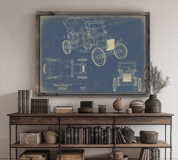 1924 Ford Model T Wall Art from Bella Frye.