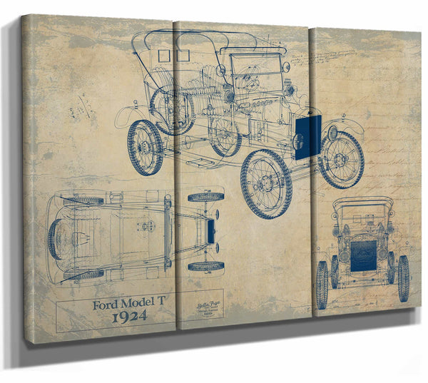 1924 Ford Model T Wall Art from Bella Frye.