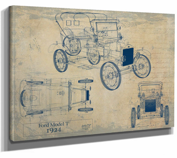 1924 Ford Model T Wall Art from Bella Frye.